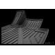 Car rubber floor mats black 3D KVEST MB GLC-class (2015-...)