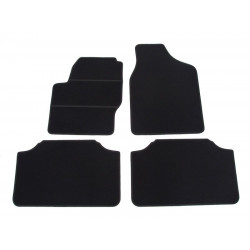 Car textile mats black SEAT ALHAMBRA (1995-2010) (5s.) ECONOMIC (CR)