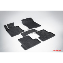 Car rubber floor mats black SEINTEX *STK* HONDA ACCORD (2008-2012)