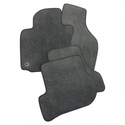 Car textile mats black PEUGEOT 5008 II (2017-...) PREMIUM