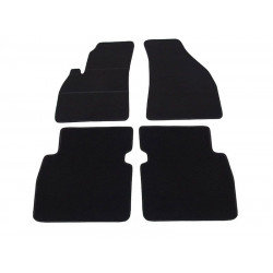 Car textile mats black HYUNDAI SANTA FE (2001-2006) ECONOMIC (CR)