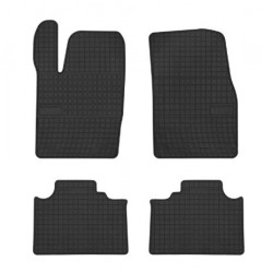 Car rubber floor mats black JEEP GRAND CHEROKEE (2010-...) NEGRO