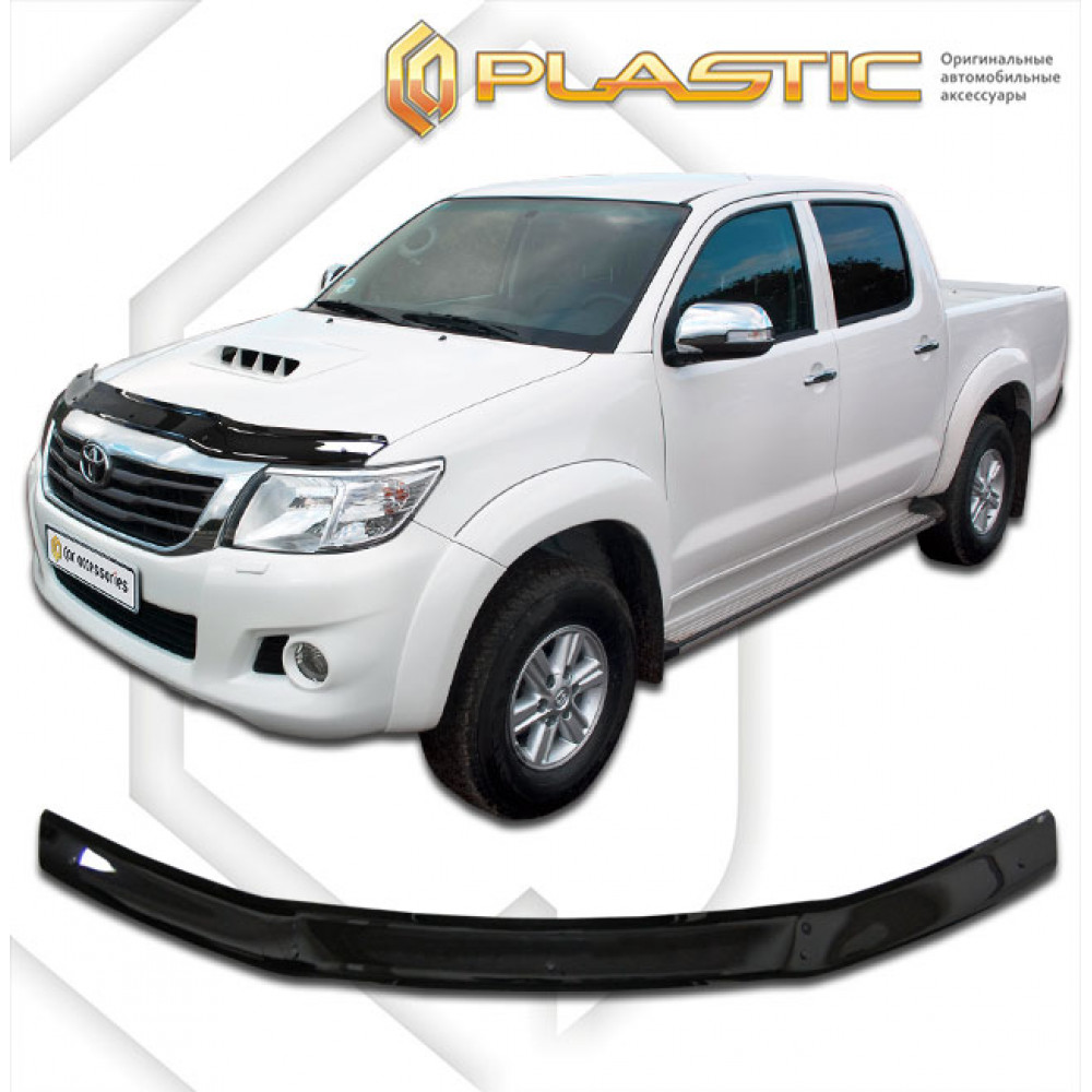 Kapota deflektors melnais TOYOTA HILUX (2011-2015) CA-PLASTIC