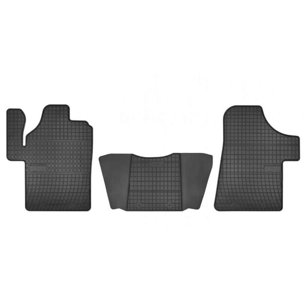 Car rubber floor mats black MB VITO/VIANO (2003-2014) NEGRO