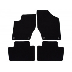 Car textile mats black PEUGEOT 308 (2007-2013) LUXUS