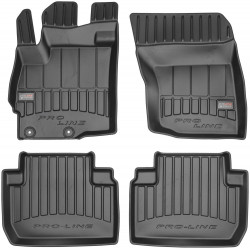 Car rubber floor mats black MITSUBISHI OUTLANDER III (2013-...) 3D FROGUM