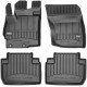 Car rubber floor mats black MITSUBISHI OUTLANDER III (2013-...) 3D FROGUM