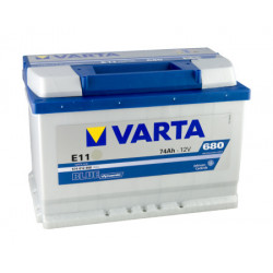 Akumulātors VARTA BLUE DYNAMIC E11 12V 74Ah 680A Lab.+