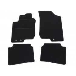 Car textile mats black HYUNDAI i30 (2007-2012) ELEGANT