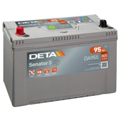 Akumulātors 12V DETA SENATOR 3 95Ah 800A DA955L