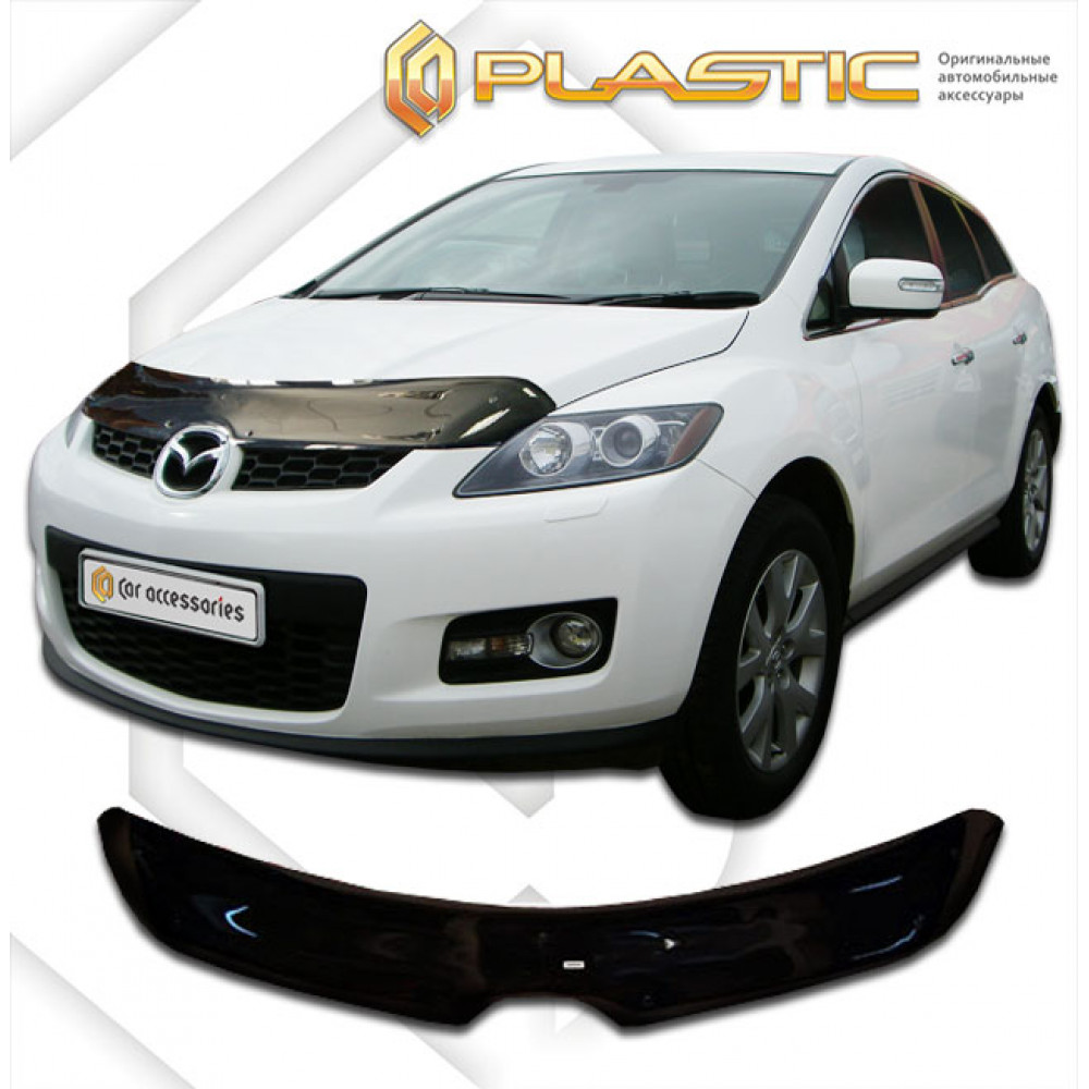 Kapota deflektors melnais MAZDA CX-7 (2006-2009) CA-PLASTIC