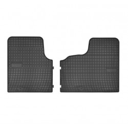 Car rubber floor mats black RENAULT TRAFIC II (3s.) (2014-...) NEGRO