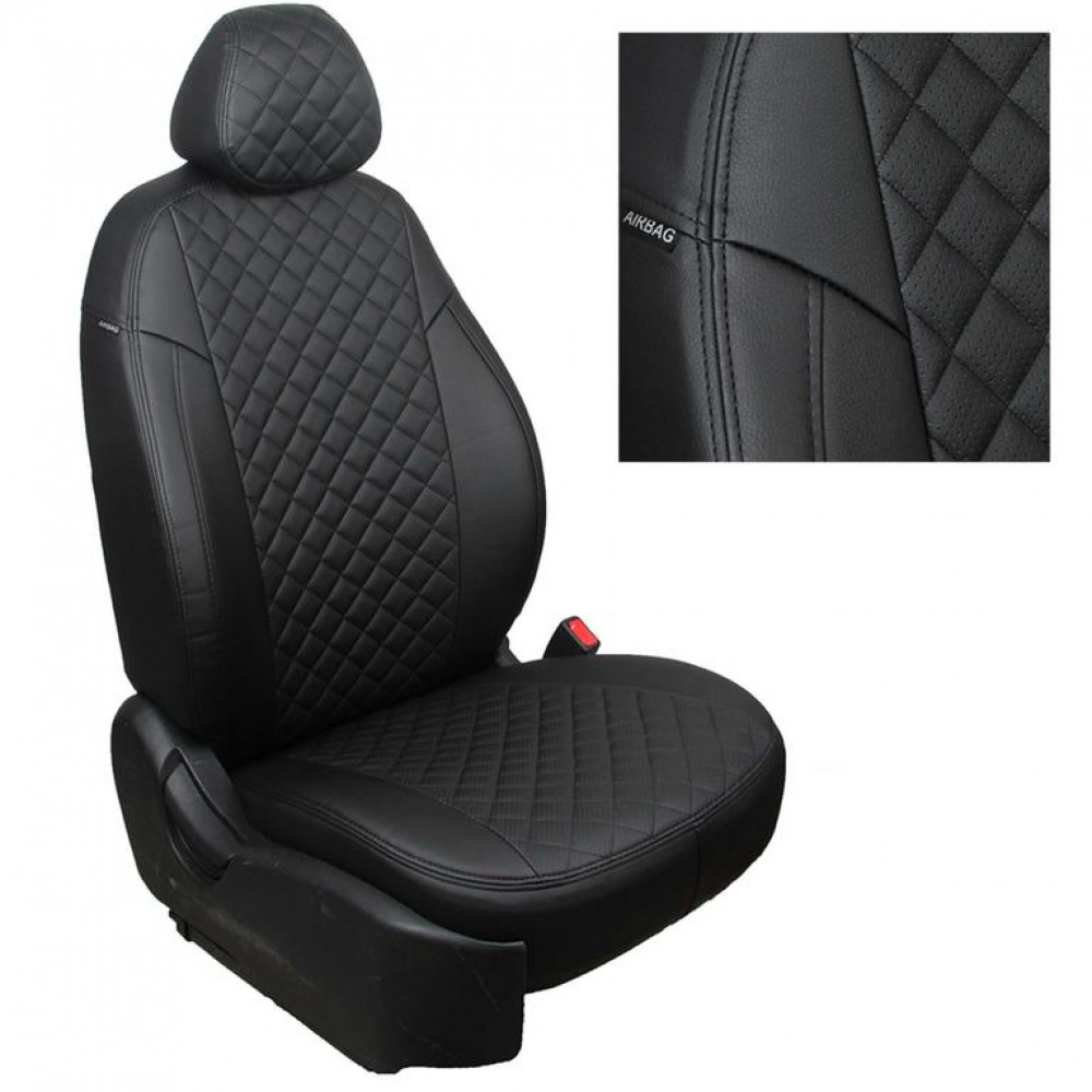 Modeļu auto sēdekļu pārvalki *ARIGON ECO-LEATHER ROMB* HONDA CIVIC HB (5d.)(2006-2012)