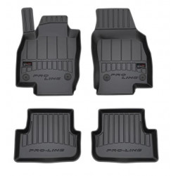 Car rubber floor mats black SEAT IBIZA (2017-...) 3D FROGUM