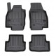 Car rubber floor mats black SEAT IBIZA (2017-...) 3D FROGUM