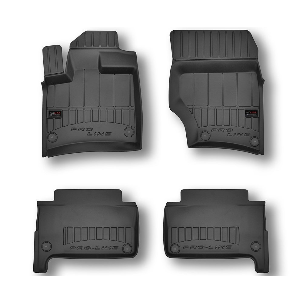 Auto kummimatid mustad AUDI Q7 (2006-2015) 3D FROGUM