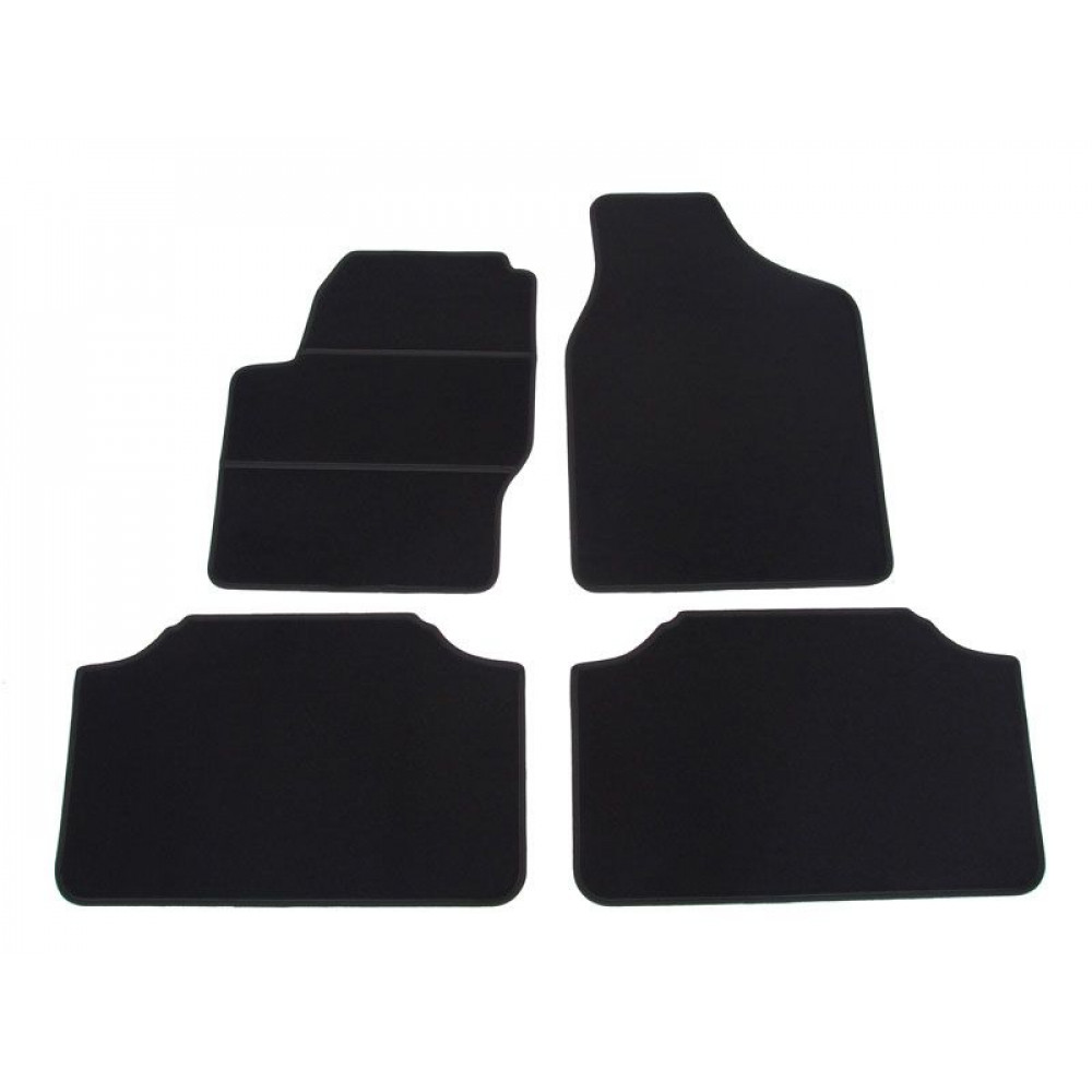 Car textile mats black SEAT ALHAMBRA (5s) (1996-2010) ELEGANT