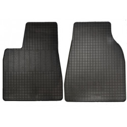 Car rubber floor mats black  TESLA X (2s.) (2017-...) C-CAR