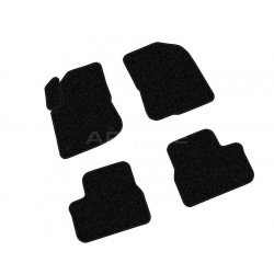 Car textile mats black PEUGEOT 2008 (2013-...) ECONOMIC