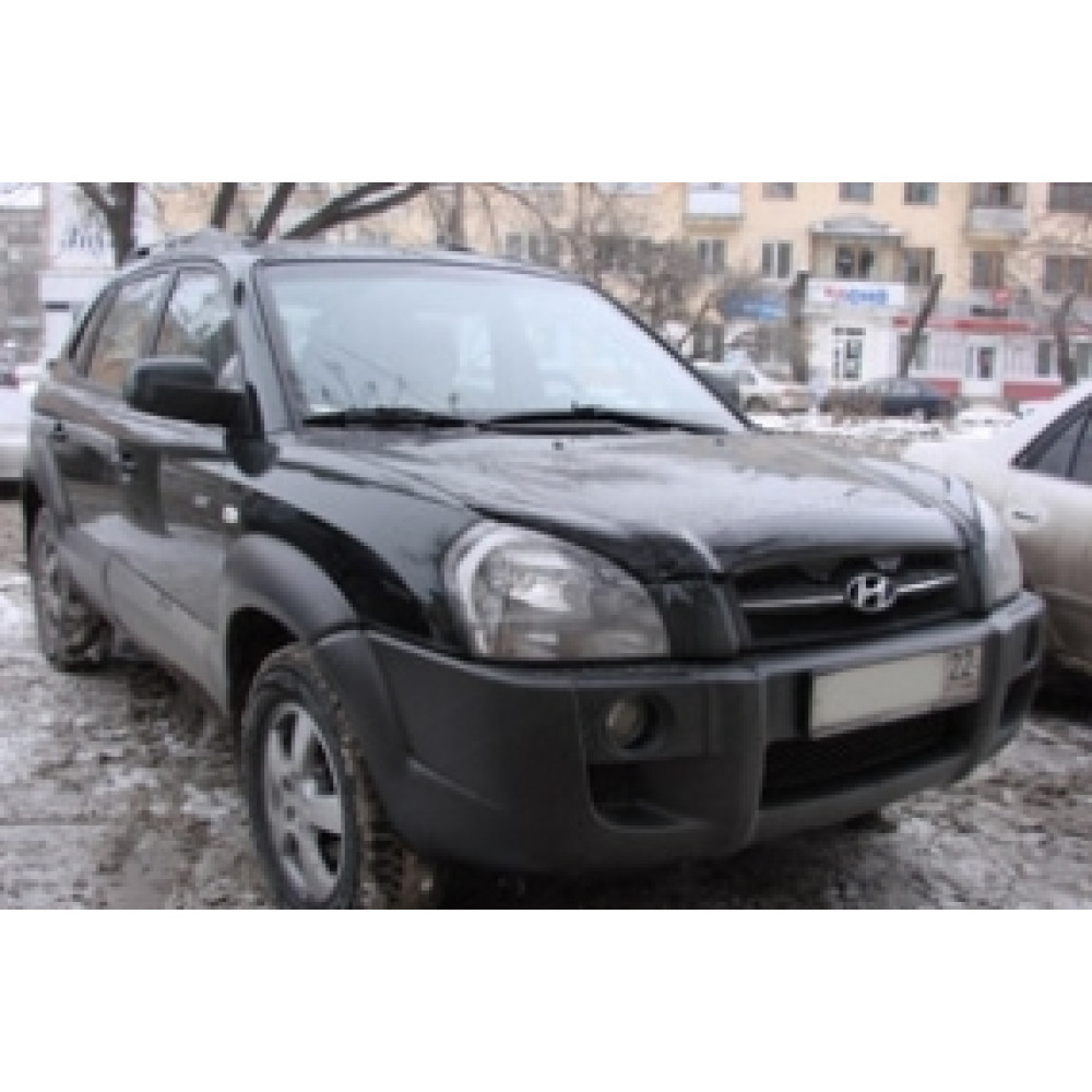 Kapota deflektors melnais HYUNDAI TUCSON (2004-2008) SIM