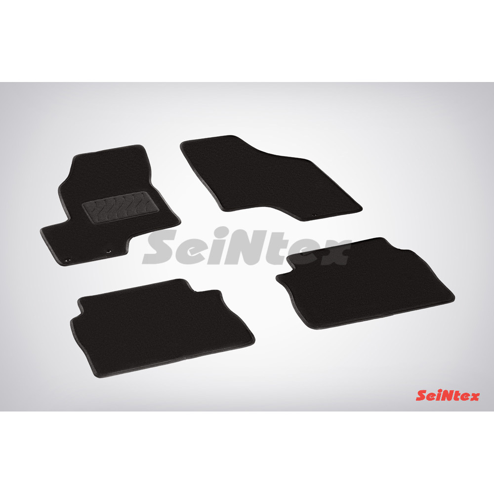 Автоковрики тканевые черные SEINTEX *TFT* HYUNDAI SANTA FE II (2006-2010)