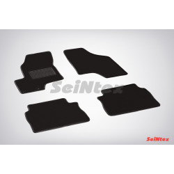 Car textile mats black SEINTEX *TFT* HYUNDAI SANTA FE II (2006-2010)