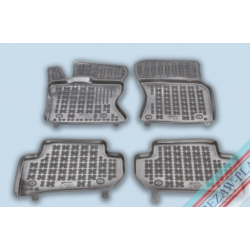 Car rubber floor mats black LAND ROVER RANGE ROVER VELAR (2017-...) 202905