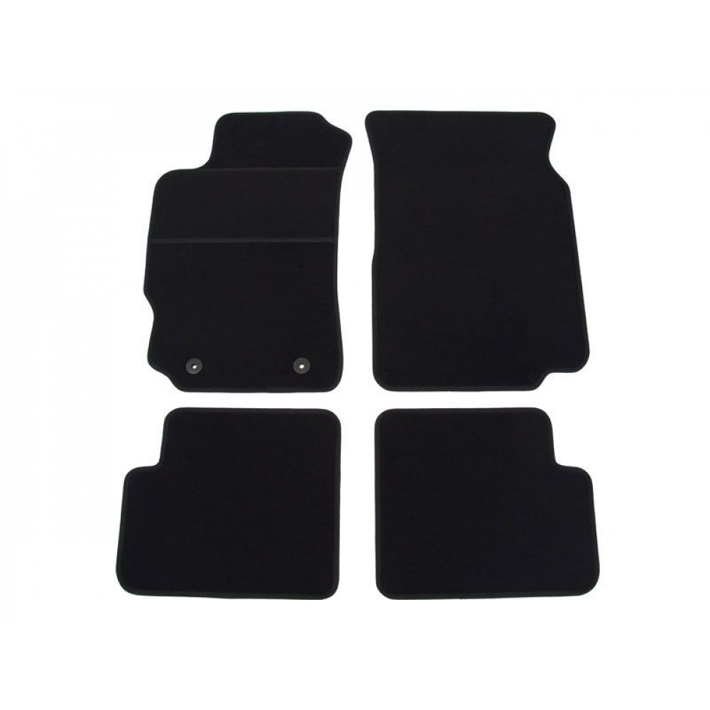 Car textile mats black PEUGEOT 406 (1995-2004) ELEGANT