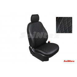 Modeļu auto sēdekļu pārvalki *ECO-LEATHER ROMB* KIA CEED (2007-2012)