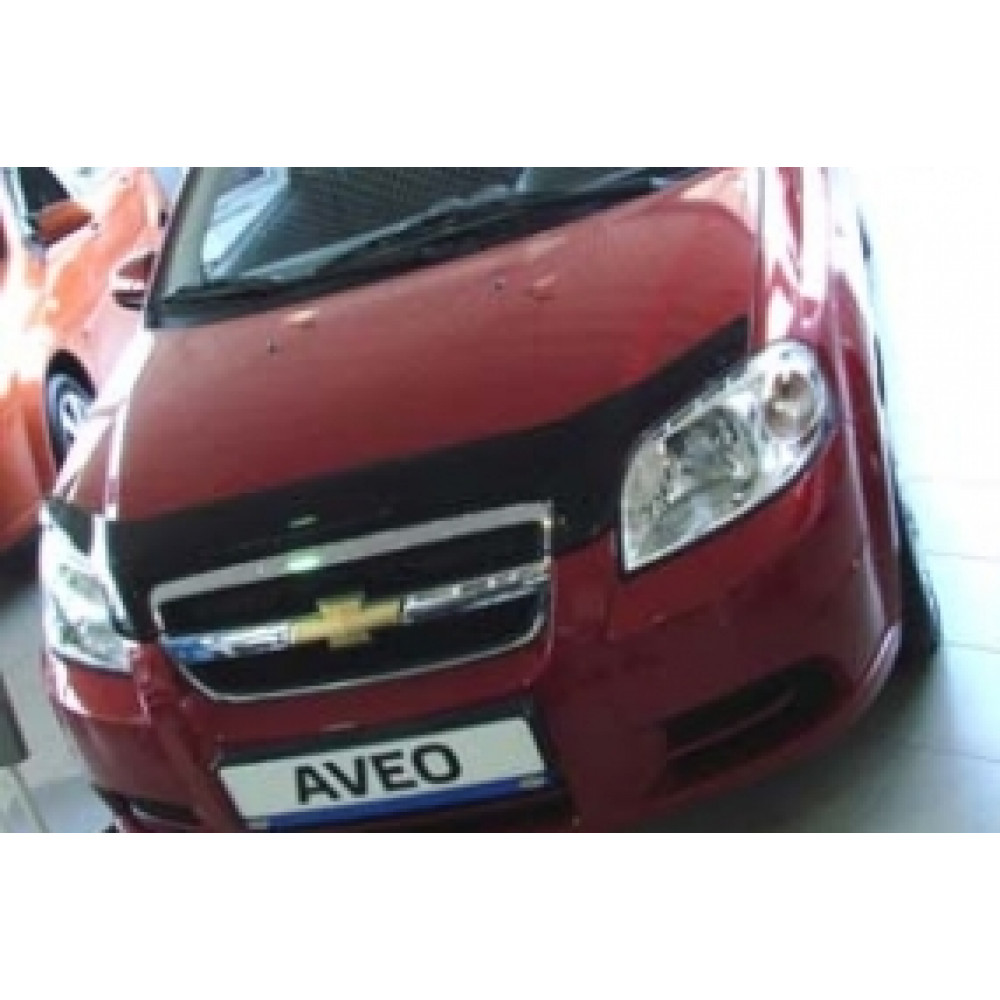 Hood guard black CHEVROLET AVEO (2003-2011) SIM