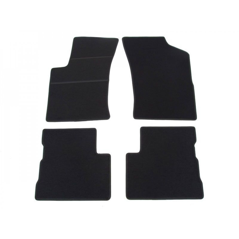 Car textile mats black HYUNDAI GETZ (2002-2009) ELEGANT