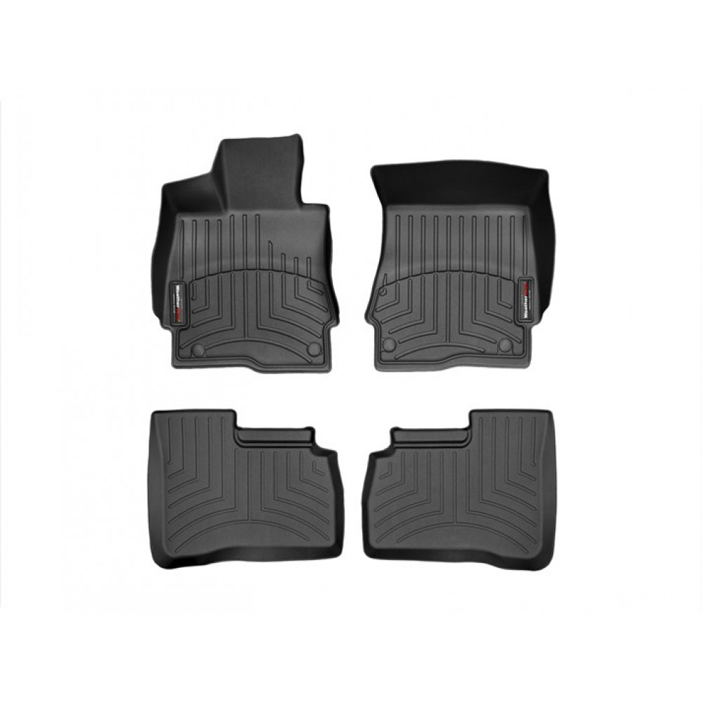 Auto paklāji melnie WEATHERTECH MB S-class W221 (2005-2013) FLOORLINER