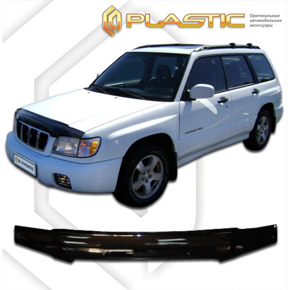 Hood guard black SUBARU FORESTER (2000-2002) CA-PLASTIC