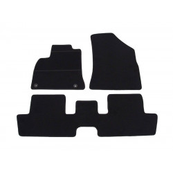 Car textile mats black PEUGEOT 3008 (2009-2016) ELEGANT