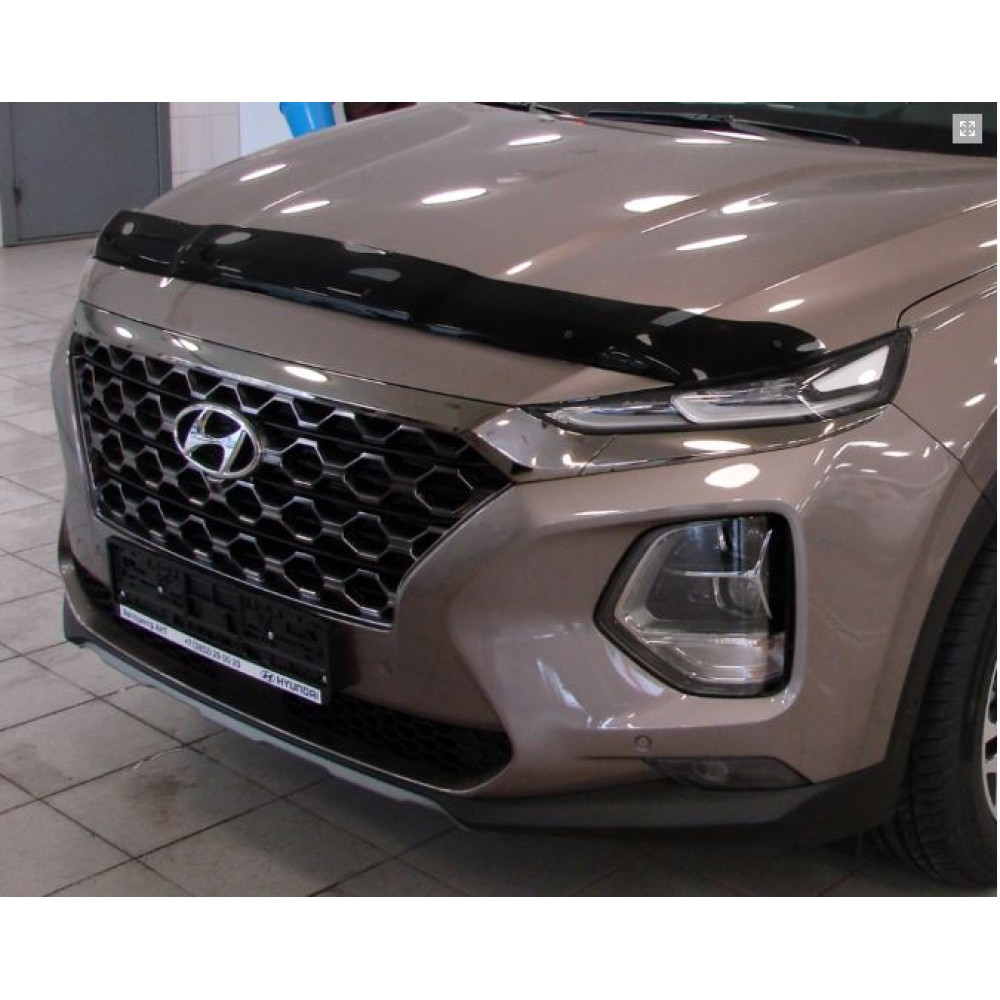 Kapota deflektors melnais HYUNDAI SANTA FE (2018-...) SIM