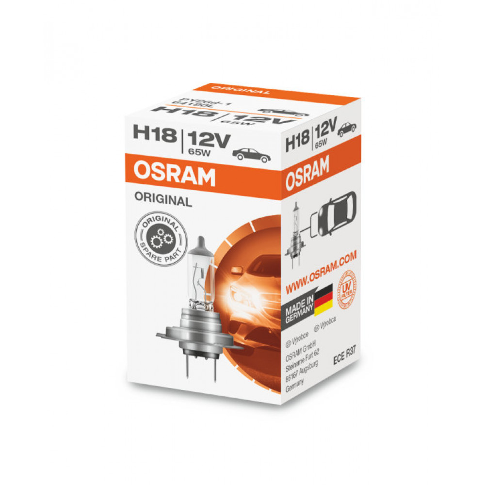 Auto spuldze 12V H18 OSRAM 65W (1 gab.)