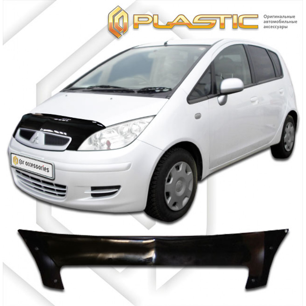 Kapota deflektors melnais MITSUBISHI COLT (2002-2004) CA-PLASTIC