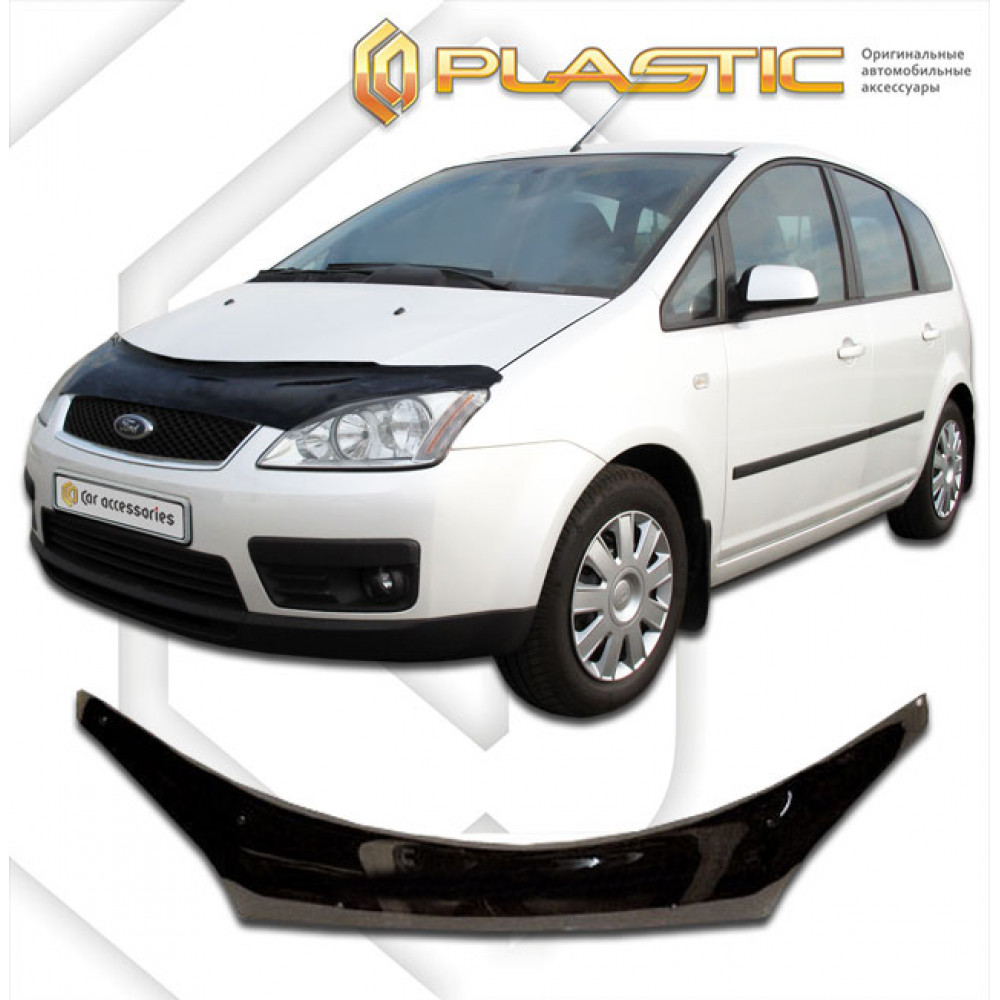 Дефлектор капота черный FORD C-MAX (2003-2006) CA-PLASTIC