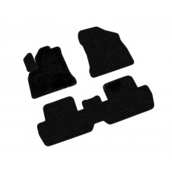 Car textile mats black PEUGEOT 3008 (5s.) (2009-2016) ECONOMIC (LT)