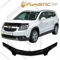 Дефлектор капота черный длинный CHEVROLET ORLANDO (2011-...) CA-PLASTIC