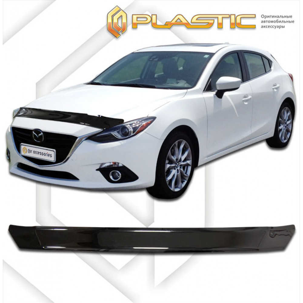 Kapota deflektors melnais MAZDA 3 (2013-...) CA-PLASTIC