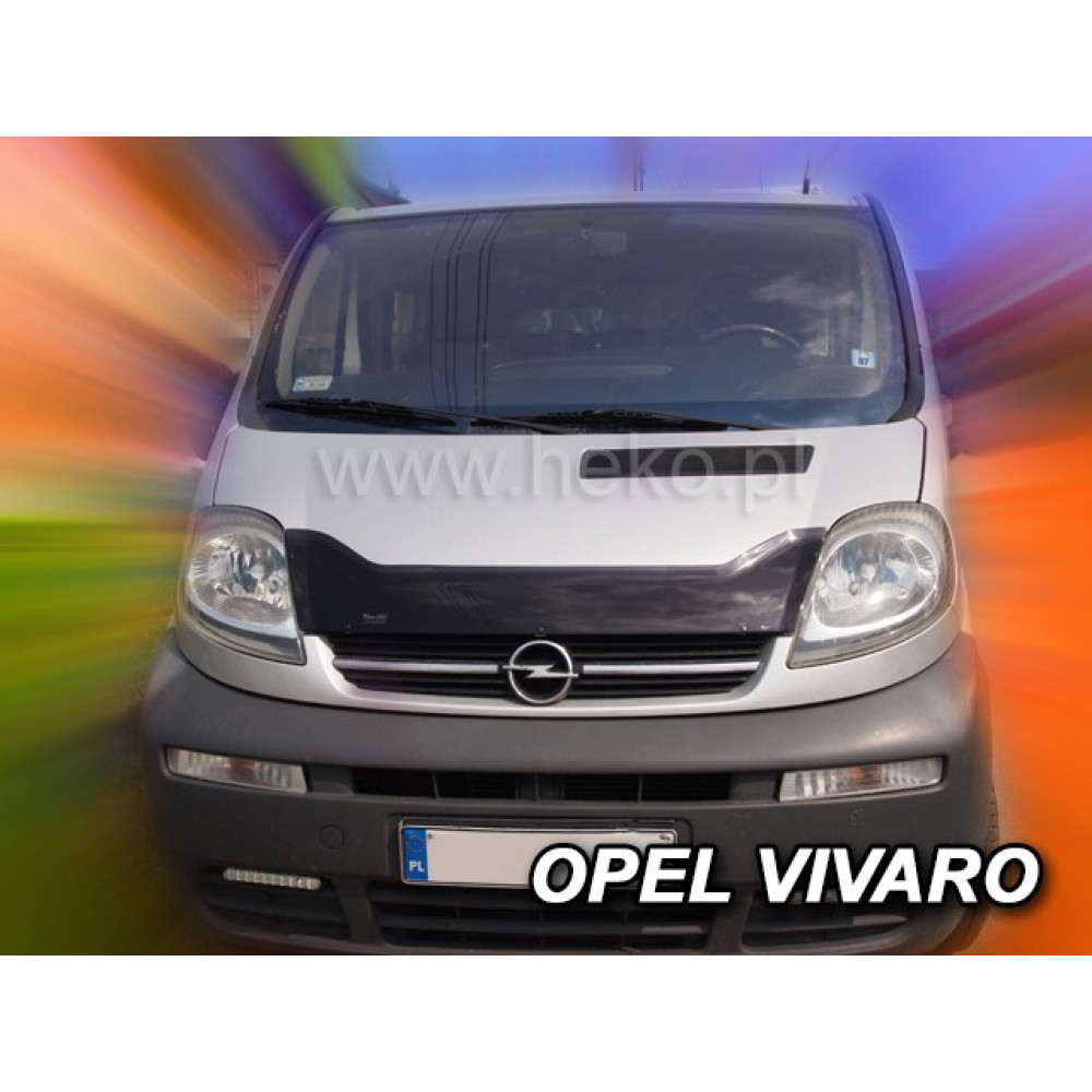 Дефлектор капота черный OPEL VIVARO I (2001-2014) 02133