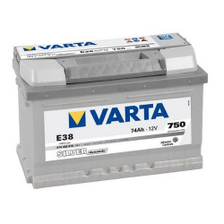 Akumulātors VARTA SILVER DYNAMIC E38 12V 74Ah 750A Lab.+