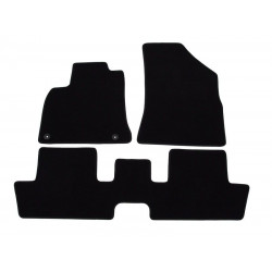 Car textile mats black PEUGEOT 3008 (2009-2016) LUXUS