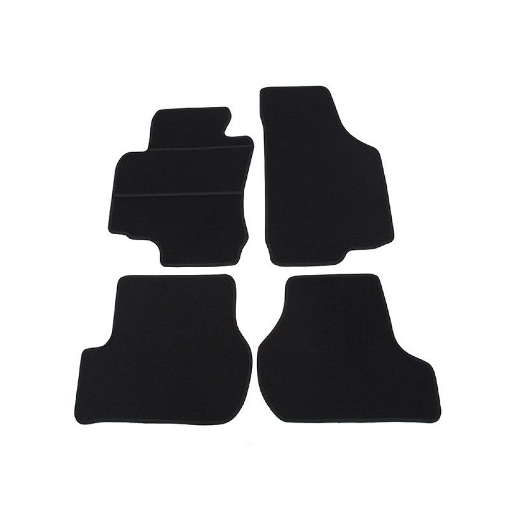 Car textile mats black SEAT ALTEA (2004-2015) ELEGANT