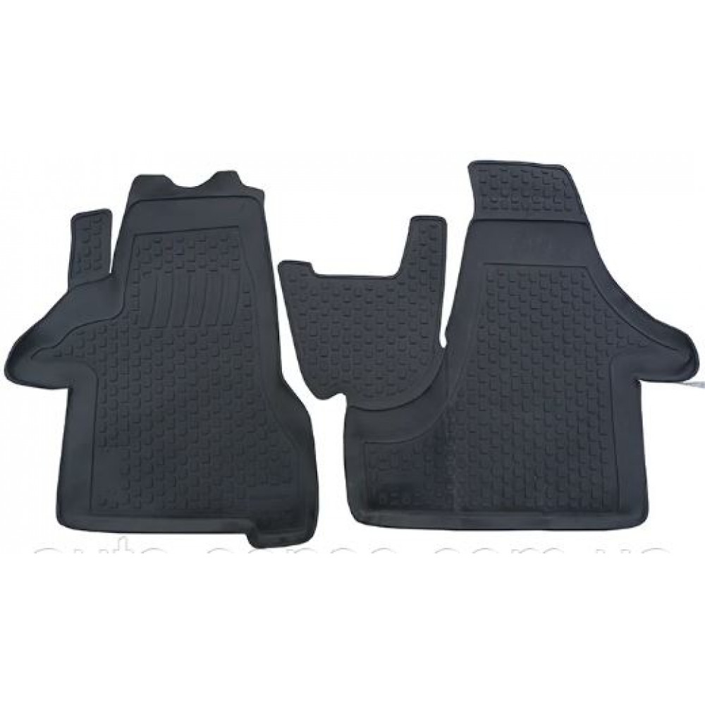 Car rubber floor mats black 3D VW T5/T6 (2003-...)