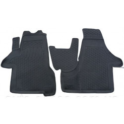 Car rubber floor mats black 3D VW T5/T6 (2003-...)