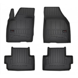 Car rubber floor mats black VOLVO V50 (2004-2012) 3D FROGUM