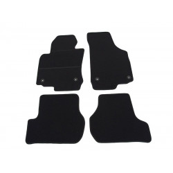 Auto tekstiilmatid mustad SEAT LEON II (2005-2013) ELEGANT