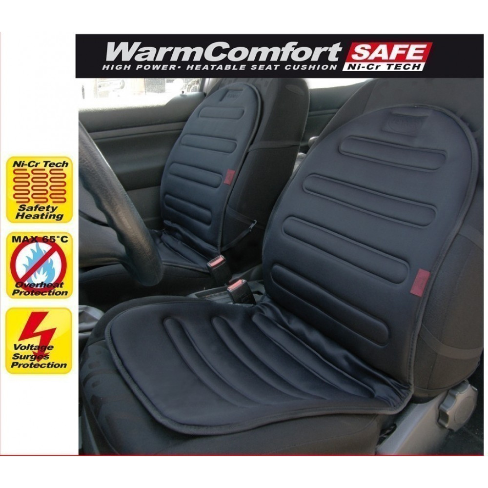 Automobīļa sēdekļa uzmetne ar apsildi 12V HEYNER *WARM COMFORT SAFE* 504000